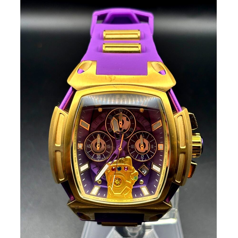 Invicta Marvel Thanos 37390 Limited Edition 53mm Chronograph Watch 225/4000